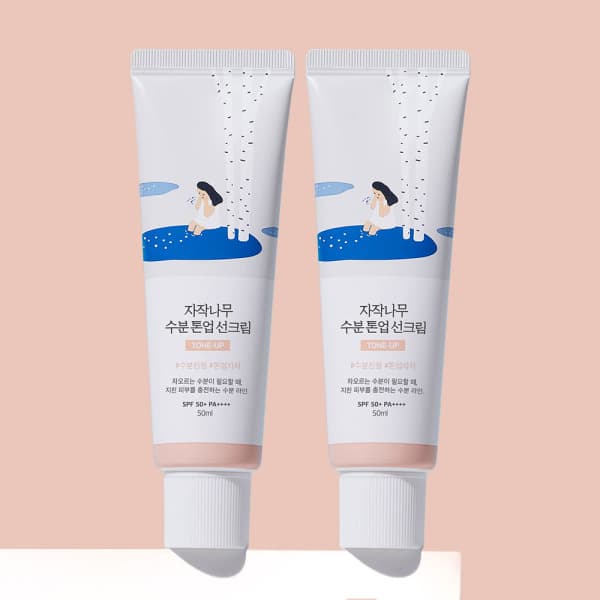 zeroot55nb 라운드랩 자작나무 톤업 선크림 50ml spf50