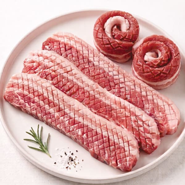 따봉프레시 보리먹인 숙성 흑돼지 듀록삼겹살 1kg
