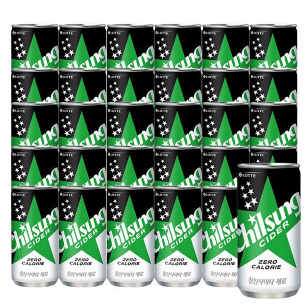 롯데칠성스타배송 쏘양 칠성사이다 제로 210ml 30캔