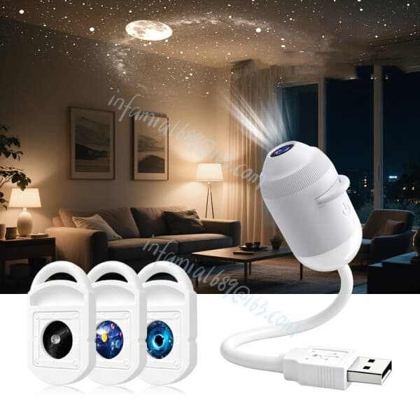 낫 Siemzon USB 별자리 오로라 프로젝터 무드등 - 최저가 14,440원