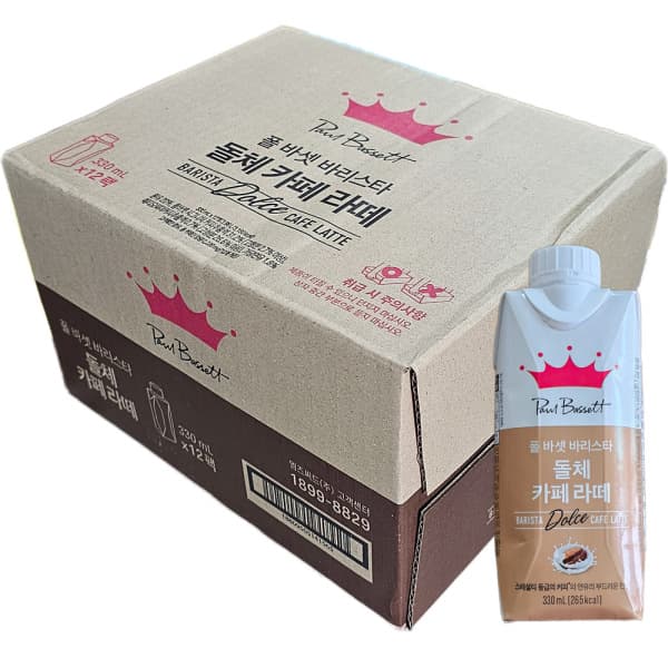 피에니샵7 폴바셋 바리스타 돌체라떼 330ml x 12개