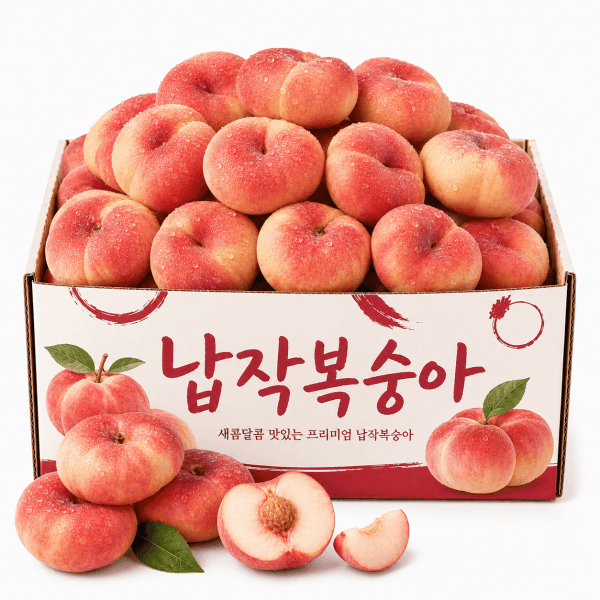 5대째농사짓는농장 거반도 납작복숭아