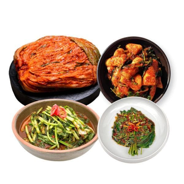 공영쇼핑TV 도미솔김치 포기 8kg 열무 2kg 총각 2kg 깻잎 1kg