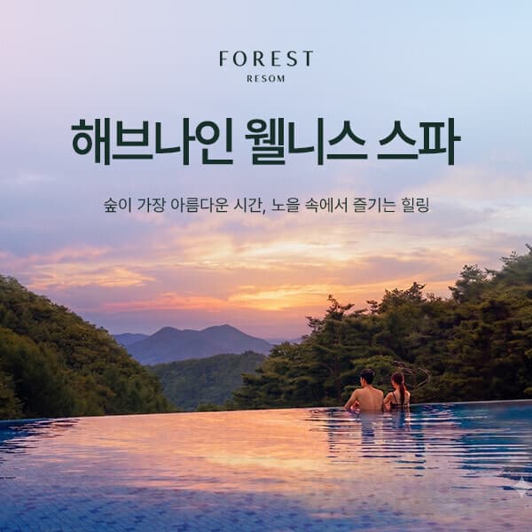 히든티켓 포레스트 리솜 해브나인 웰니스 스파 이용권