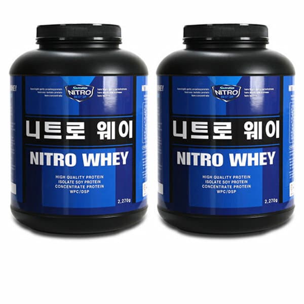 게이트웨이 니트로웨이 단백질 헬스보충제 쉐이크 2통 - 최저가 79,900원