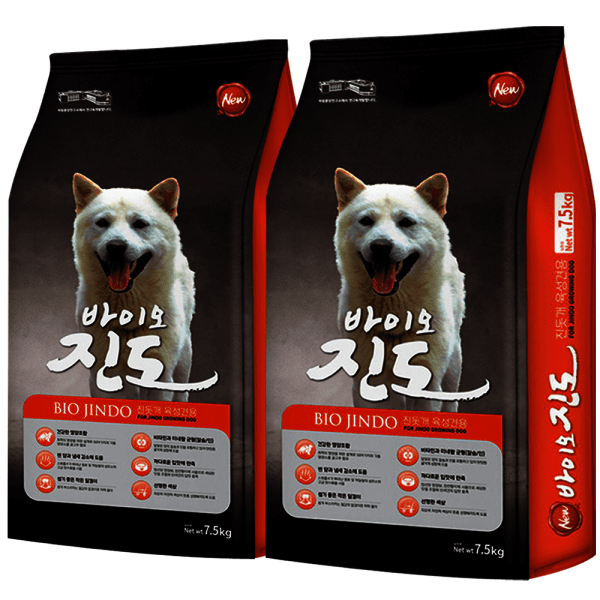갤러리펫 바이오진도 15Kg(7.5kg x 2개) 진돗개사료 대형견 강아지사료 - 최저가 42,990원