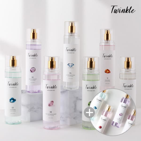 베로베코스메틱 푸드어홀릭 트윙클 바디미스트 250ml 2개
