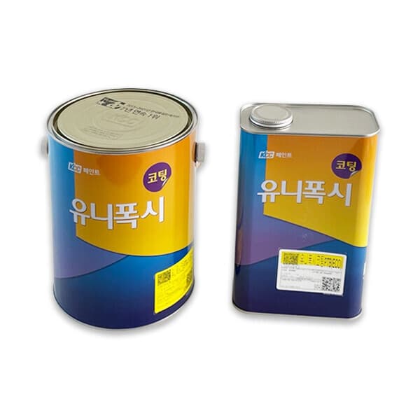KCCplus 바닥재 상도/코팅 4kg 유니폭시 (투명/녹색/회색/황색/백색)