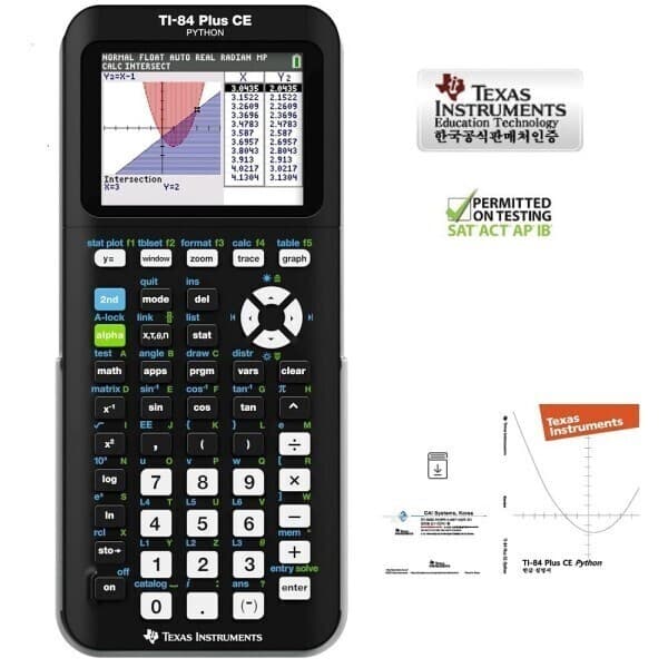 한국카이시스템_TIETG TI-84 Plus CE Python 한글설명서 - 최저가 225,990원