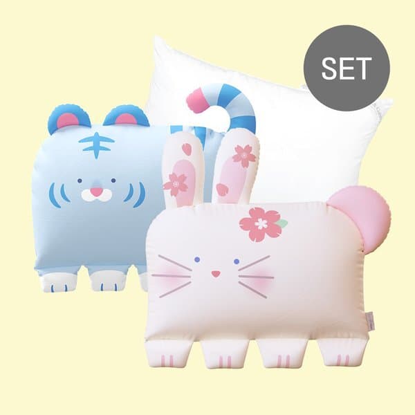 신세계몰 동물베개 커버2+솜1 세트 - 최저가 61,650원