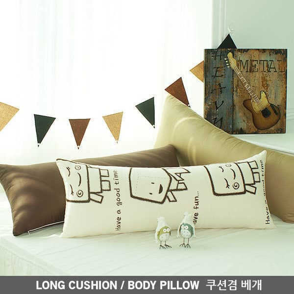하우스칼라 국내산 숙면도우미 롱쿠션 베개 - 최저가 17,790원