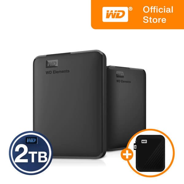 WD공식스토어 WD Elements Portable 2TB 외장하드 - 최저가 179,000원