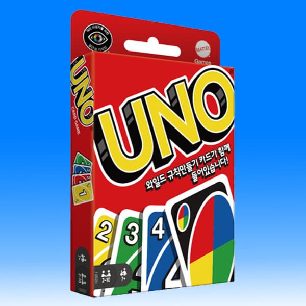 CJ보드게임 우노 우노카드 UNO 한글판 보드게임