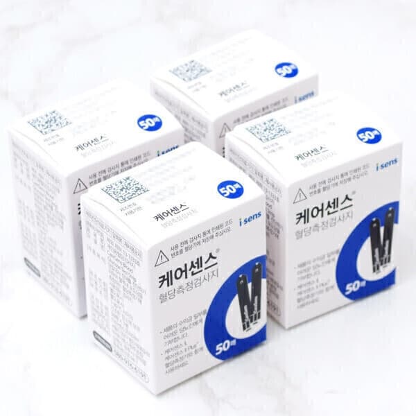 메디위 케어센스2 스트립 4박스200매 혈당시험지