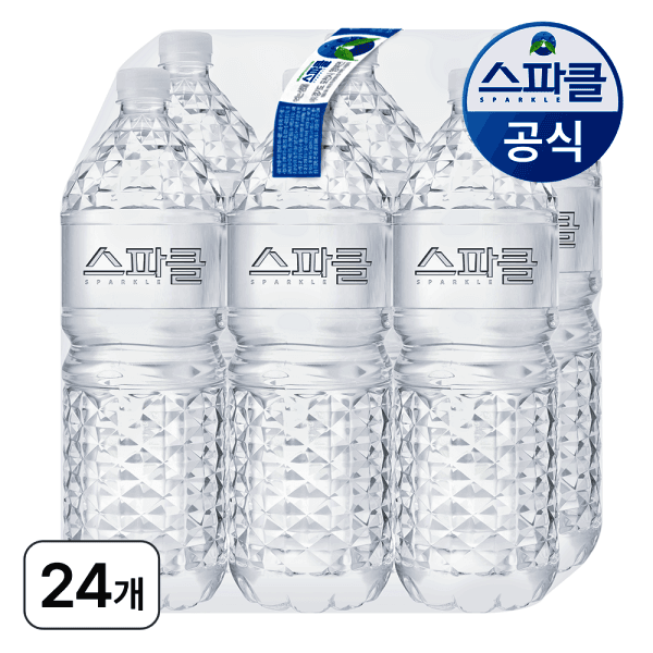 스파클Mart 스파클생수 2리터 24병 무라벨