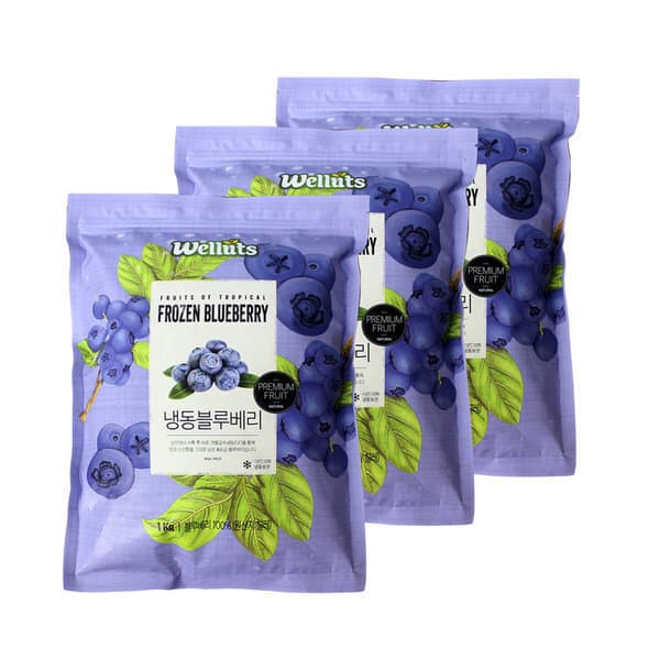 웰루츠 웰루츠 냉동 블루베리 3kg