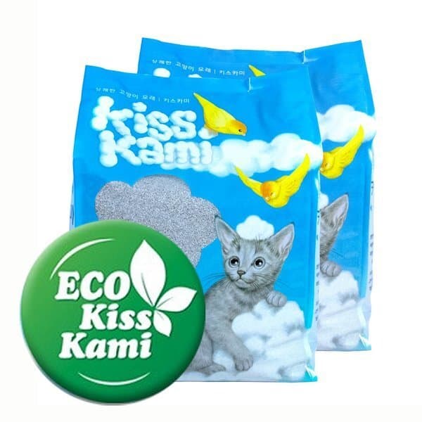 kimko 키티스마일 키스카미 에코 10Kg x 2포 무향 - 최저가 31,400원