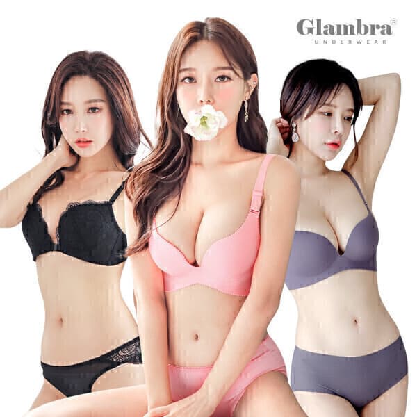 ★더스텝.리미티드★ 가슴골 보장 볼륨업 노와이어 브라 A컵~C컵