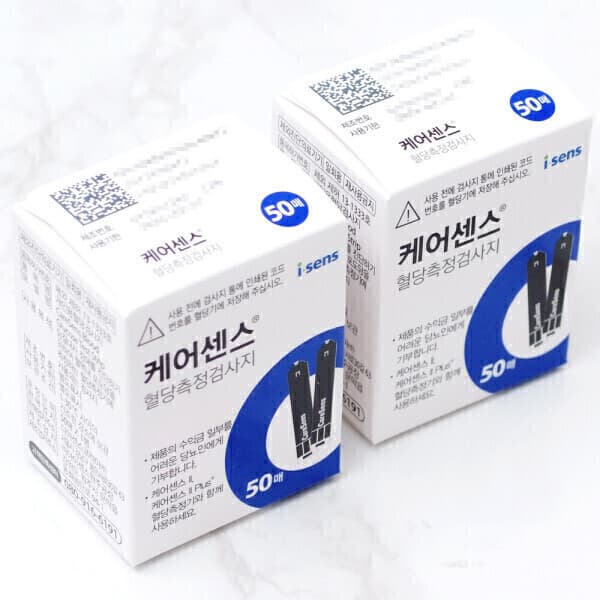 메디위 we케어센스 혈당 스트립 2박스(100매) 시험지